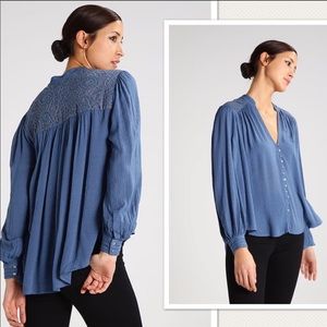 Free People Canyon Rose Blouse